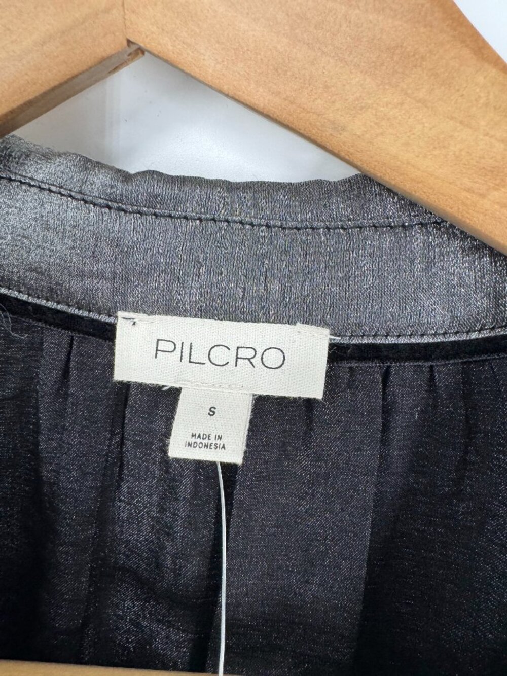 Anthropologie Pilcro Liquid Shine Buttondown Shirt Size S NWT - Picture 8 of 14